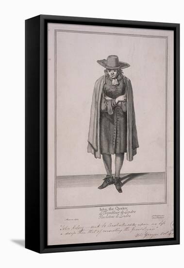 John the Quaker, Cries of London-Marcellus Laroon-Framed Stretched Canvas