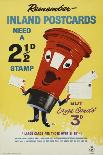 Remember Inland Postcards Need a 2¢D Stamp-John Thomas Young Gilroy-Stretched Canvas