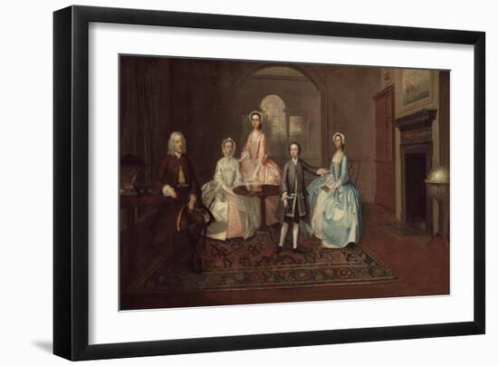 John Thomlinson and His Family, 1745-Arthur Devis-Framed Giclee Print