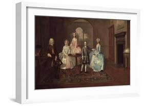 John Thomlinson and His Family, 1745-Arthur Devis-Framed Giclee Print