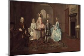 John Thomlinson and His Family, 1745-Arthur Devis-Mounted Giclee Print