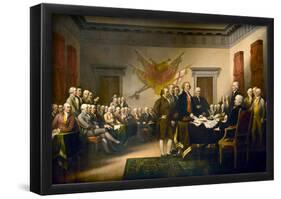 John Trumbull (Declaration of Independence) Art Poster Print-null-Framed Poster