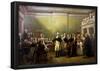 John Trumbull General George Washington Resigning His Commission Art Print Poster-null-Framed Poster