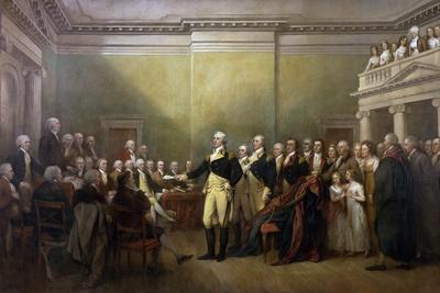 George Washington Resigning His Commission