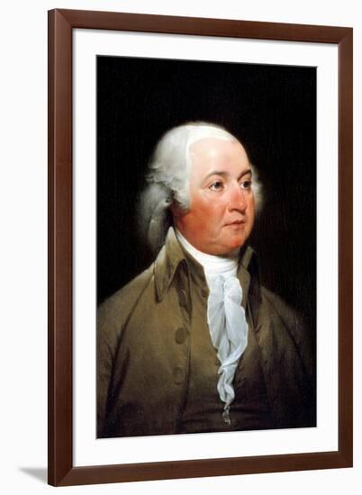 John Trumbull John Adams Portrait Historic-John Trumbull-Framed Art Print