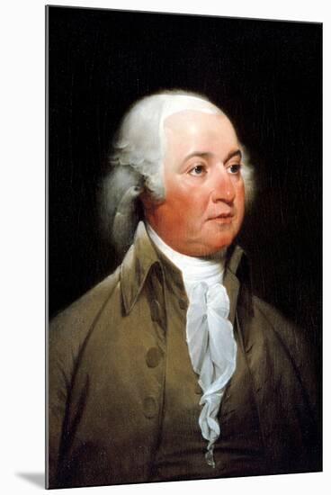 John Trumbull John Adams Portrait Historic-John Trumbull-Mounted Art Print