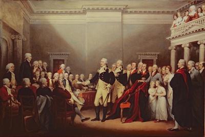 The Resignation of George Washington on 23rd December 1783, C.1822