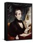 John Tyler, 10th U.S. President-Science Source-Framed Stretched Canvas