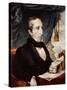 John Tyler, 10th U.S. President-Science Source-Stretched Canvas