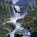 Sanctuary Falls-John Van Straalen-Framed Giclee Print