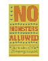 'No Monsters Allowed' Posters - John W^ Golden | AllPosters.com