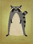 The Artful Raccoon-John W Golden-Giclee Print