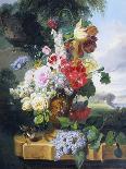 Rich Still Life of Flowers in a Vase-John Wainwright-Giclee Print
