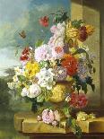 Rich Still Life of Flowers in a Vase-John Wainwright-Giclee Print