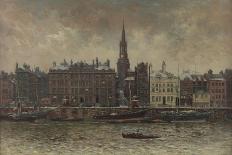 Quayside, Newcastle Upon Tyne, 1886-John Wallace-Giclee Print