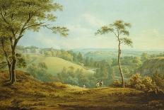 Hafod: Upper Part of the Cascade, 1793-John Warwick Smith-Framed Giclee Print