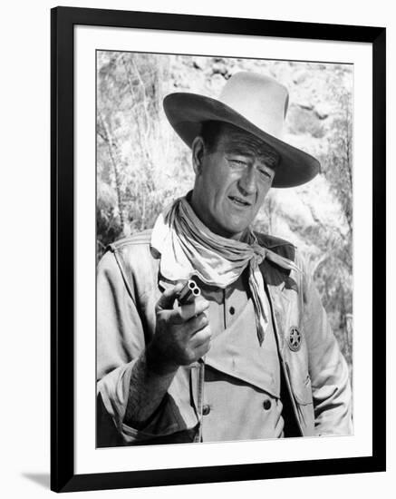 John Wayne (1907-1979)-null-Framed Giclee Print