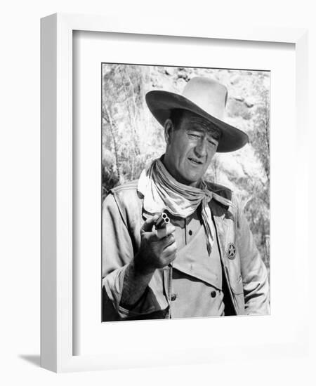 John Wayne (1907-1979)-null-Framed Giclee Print