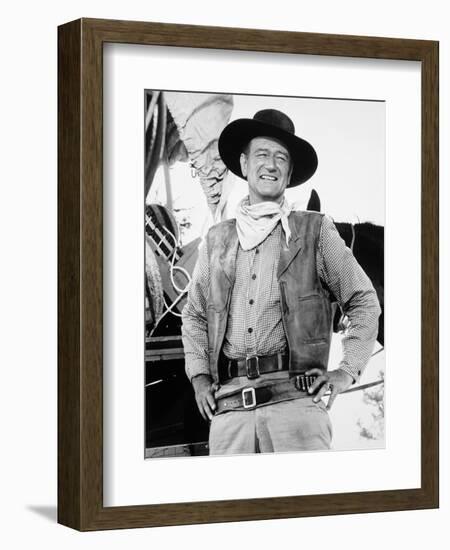 John Wayne (1907-1979)-null-Framed Giclee Print