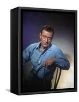 John Wayne, 1957-null-Framed Stretched Canvas