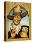 John Wayne, 1997 (Acrylic on Illustration Board)-Anita Kunz-Stretched Canvas