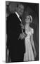 John Wayne and Barbara Streisand-null-Mounted Art Print