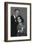 John Wayne and Elizabeth Taylor-null-Framed Art Print