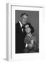 John Wayne and Elizabeth Taylor-null-Framed Art Print