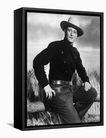 John Wayne, Angel and the Badman, 1947-null-Framed Stretched Canvas