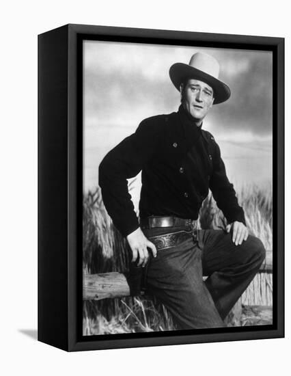 John Wayne, Angel and the Badman, 1947-null-Framed Stretched Canvas