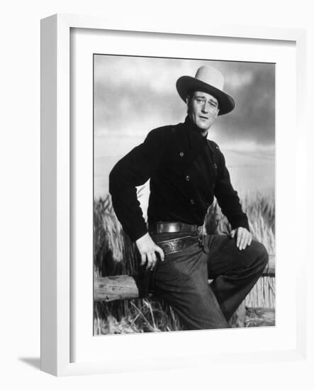 John Wayne, Angel and the Badman, 1947-null-Framed Photographic Print