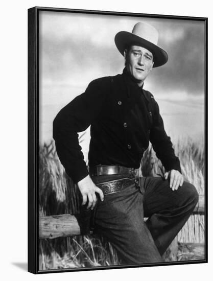 John Wayne, Angel and the Badman, 1947-null-Framed Photographic Print