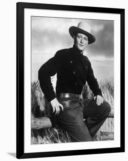 John Wayne, Angel and the Badman, 1947-null-Framed Photographic Print