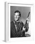 John Wayne in Costume for Stagecoach, 1939-null-Framed Photo