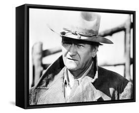 John Wayne - The Cowboys-null-Framed Stretched Canvas