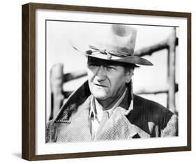 John Wayne - The Cowboys-null-Framed Photo