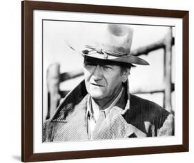 John Wayne - The Cowboys-null-Framed Photo