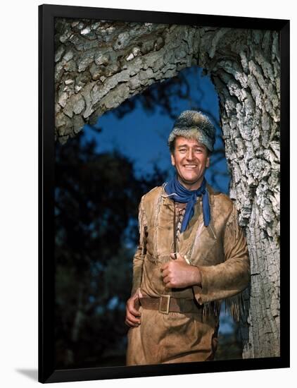 John Wayne THE FIGHTING KENTUCKIAN, 1949 directed by GEORGE WAGGNER (photo)-null-Framed Photo