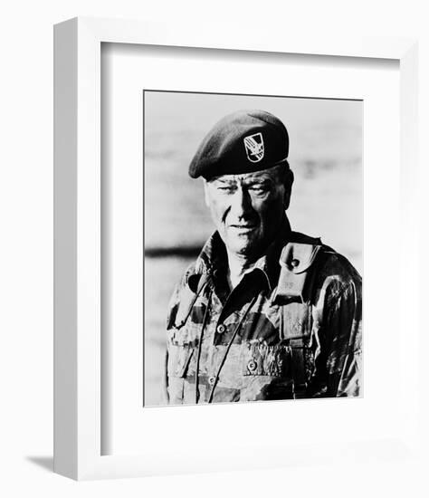 John Wayne, The Green Berets (1968)-null-Framed Photo