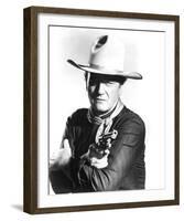 John Wayne, The Man Who Shot Liberty Valance (1962)-null-Framed Photo