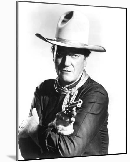 John Wayne, The Man Who Shot Liberty Valance (1962)-null-Mounted Photo