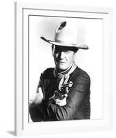 John Wayne, The Man Who Shot Liberty Valance (1962)-null-Framed Photo