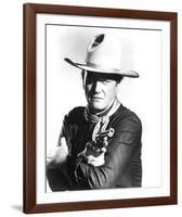 John Wayne, The Man Who Shot Liberty Valance (1962)-null-Framed Photo