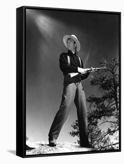John Wayne THE SHEPHERD OF THE HILLS, 1941 directed by HENRY HATHAWAY (b/w photo)-null-Framed Stretched Canvas