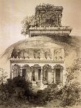 Cave with Structural Vimana, Mahavellipore-John Weale-Giclee Print