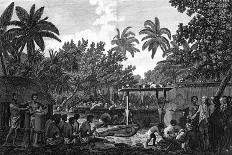 View of Vaitepiha Valley, Tahiti, 1777-John Webber-Giclee Print