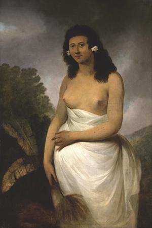 Portrait of Poedooa, Daughter of Orea, King of Ulaitea, Society Islands, Ca. 1783