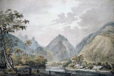 View of Vaitepiha Valley, Tahiti, 1777-John Webber-Giclee Print