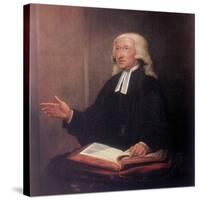 John Wesley, 18th Century English Non-Conformist Preacher-William Hamilton-Stretched Canvas