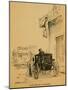 John Wesley Hardin Escaping Wild Bill Hickok in His Long-Johns, 1871-null-Mounted Art Print